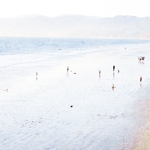 Pastel Los Angeles Dreams // Extra Large Ocean Photography // Santa Monica Beach Print // Fine Art Photography for a Large Wall Modern Home