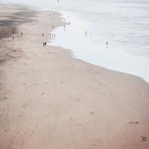 Ocean Beach San Francisco // Large Beach Photography // Ocean Photography // Living Room Art // Sand Natural Color // Ocean Beach SF image 2