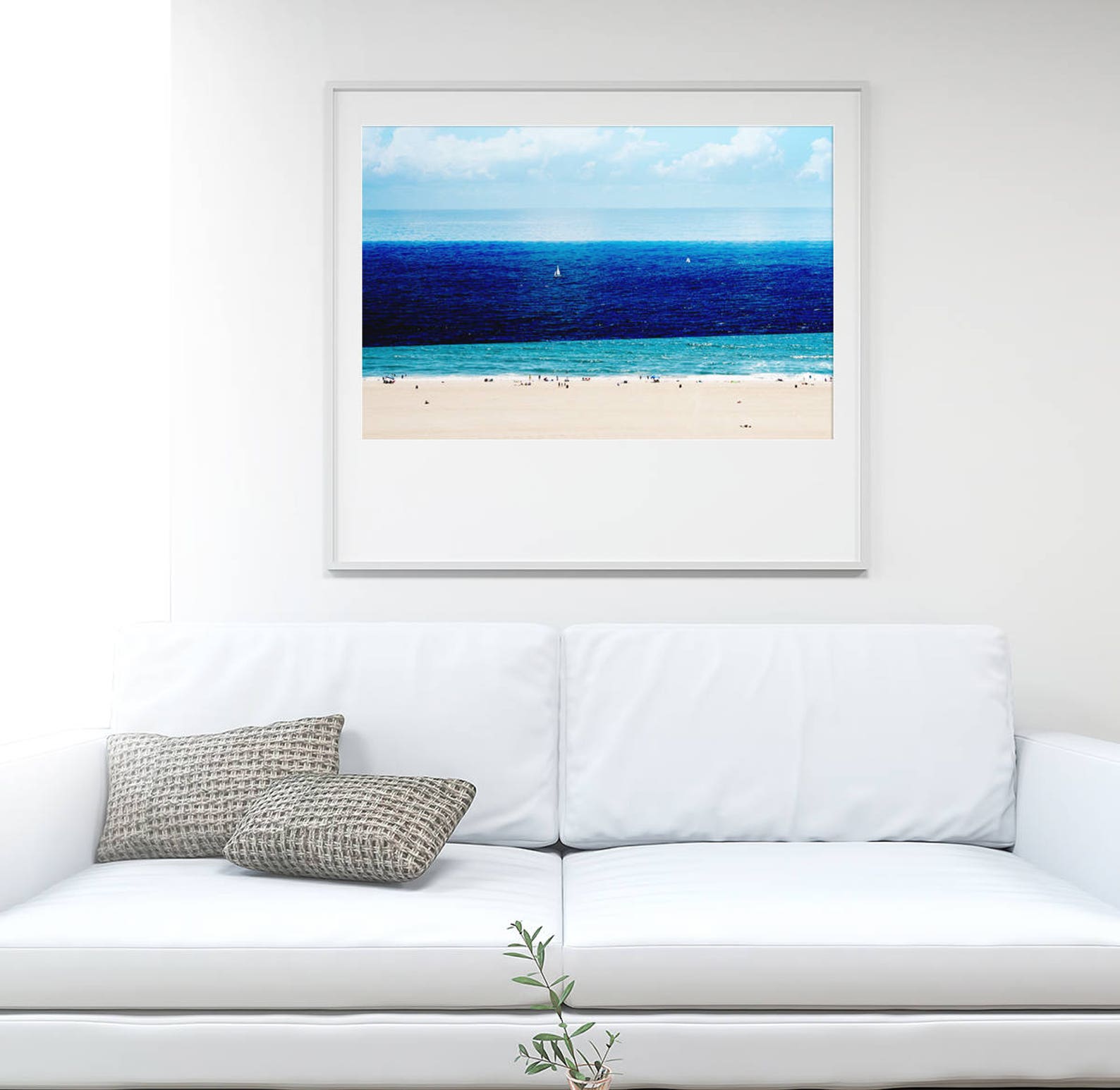 Beach Photography Collage // Large Beach Photography // Large Etsy