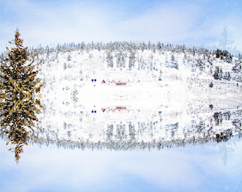 Nature Photography // Landscape Photography // Colorado Mountain Range // Mountain View //  Ski Cabin Decor -  "Richter Powder"