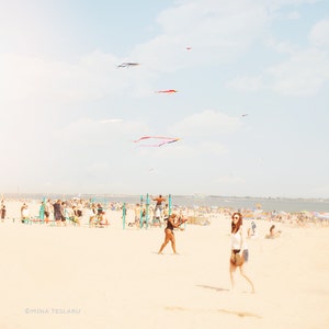 Beach Photography // Brooklyn Summer // Coney Island Beach // Modern Home Art The Summers we leave behind Beach image 1