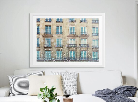 Paris Photography Paris Prints Paris Bedroom Decor Architecture French Decor For A Modern Home Large Print Paris Windows