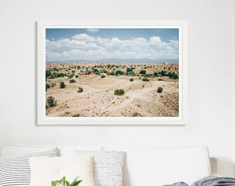 Desert Photography // New Mexico Photography Landscape Photography // New Mexico Desert Summer // Large Living Room Art Modern "New Mexico"