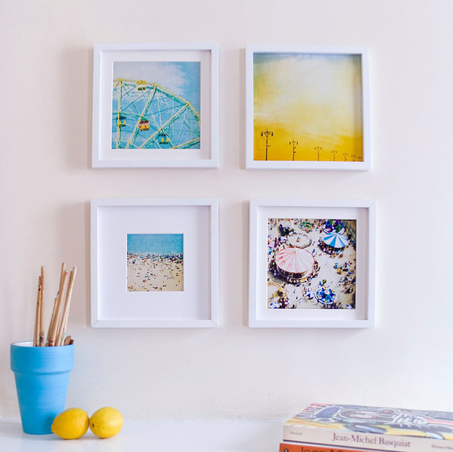 Brightly Colored Small Art Prints Collection // Small Art Etsy
