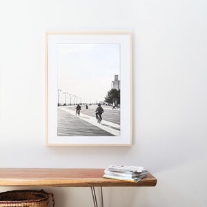 Coney Island Boardwalk Fine Art Photography // Large Framed Prints // Beach Photography Art Print // Large Wall Art