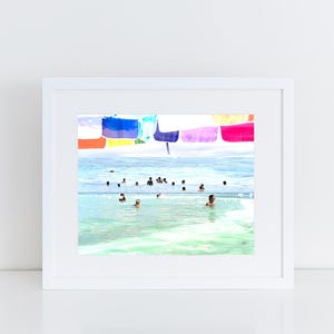 Abstract Art Photography // Things we do for love // Beach Photography // Rainbow Print // Beach People California // Beach Collage V image 3