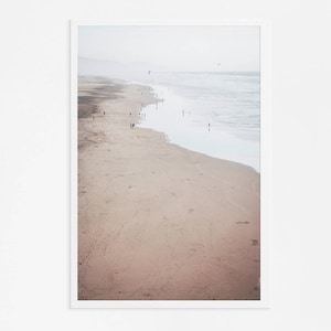 Ocean Beach San Francisco // Large Beach Photography // Ocean Photography // Living Room Art // Sand Natural Color // Ocean Beach SF image 1