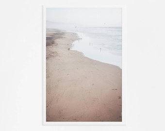 Ocean Beach San Francisco // Large Beach Photography // Ocean Photography // Living Room Art // Sand Natural Color // "Ocean Beach SF"