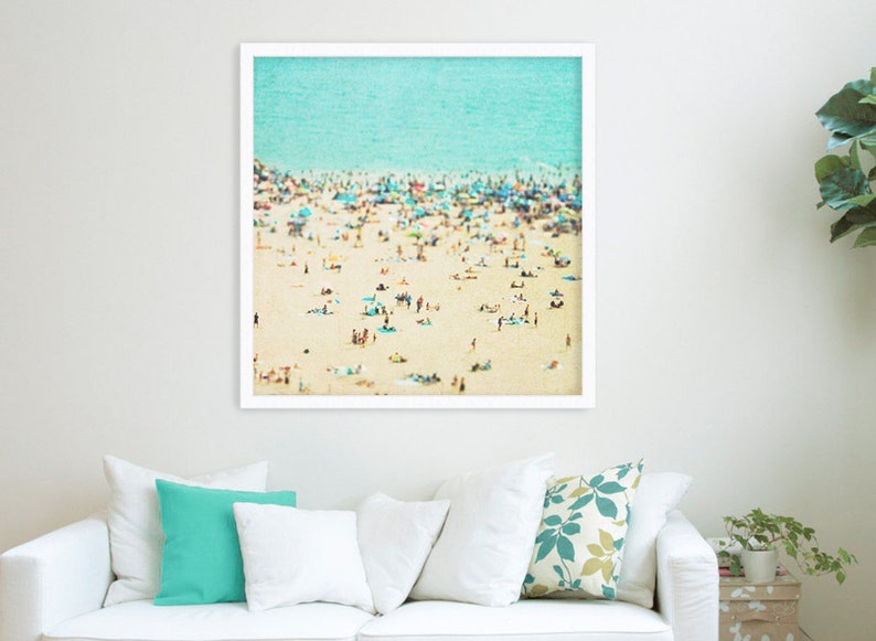 Large Beach Photography // Large Wall Art // Aerial Beach Photography