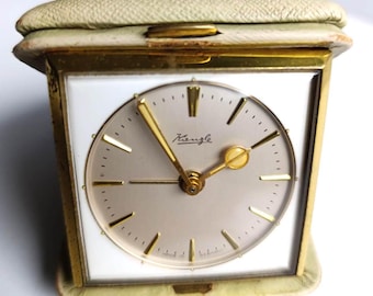 Réveil de voyage Europa vintage avec 2 bijoux fabriqué en Allemagne dans un état magnifique - France
