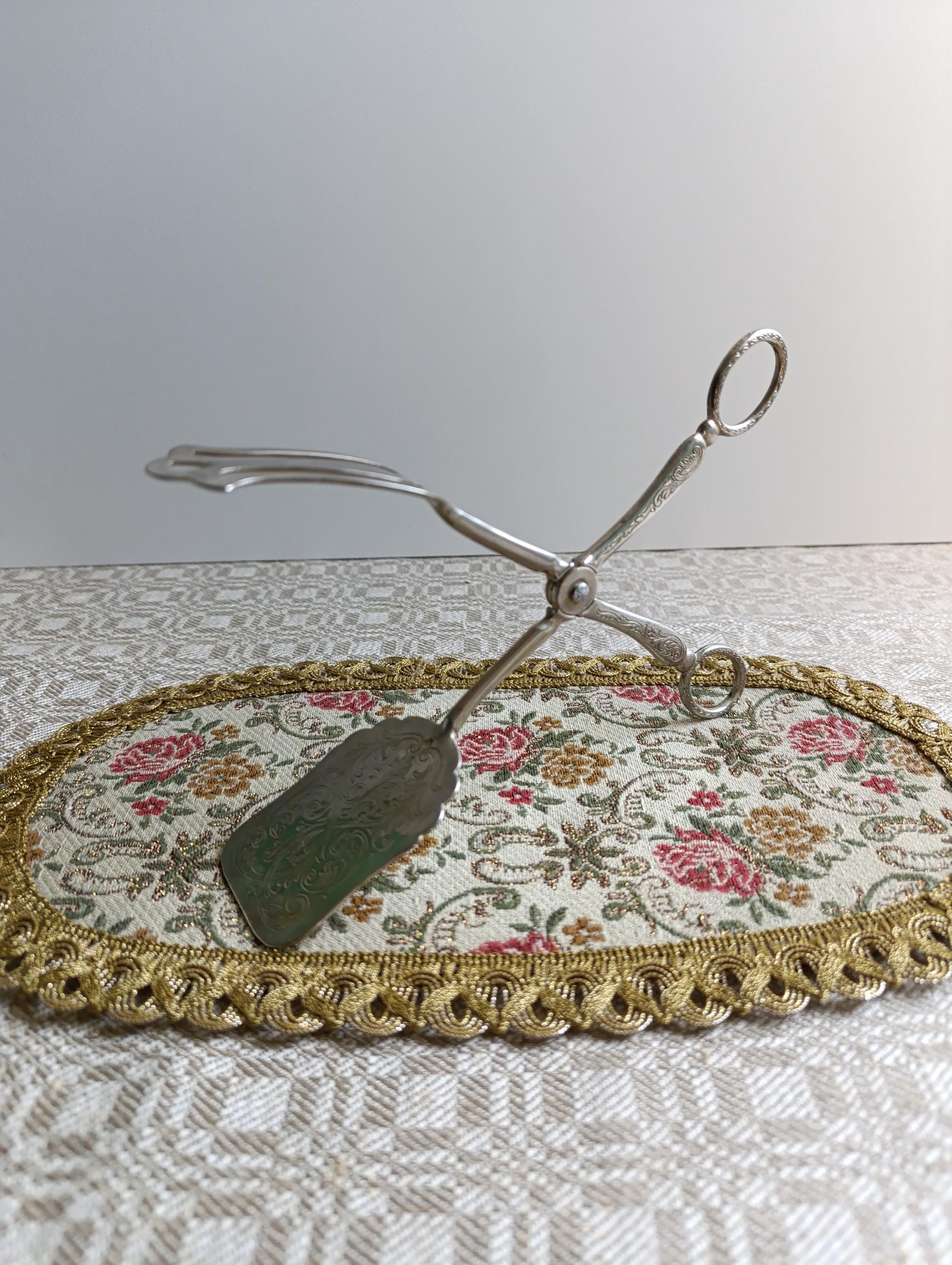 Vintage silver asparagus tongs - Etsy 日本