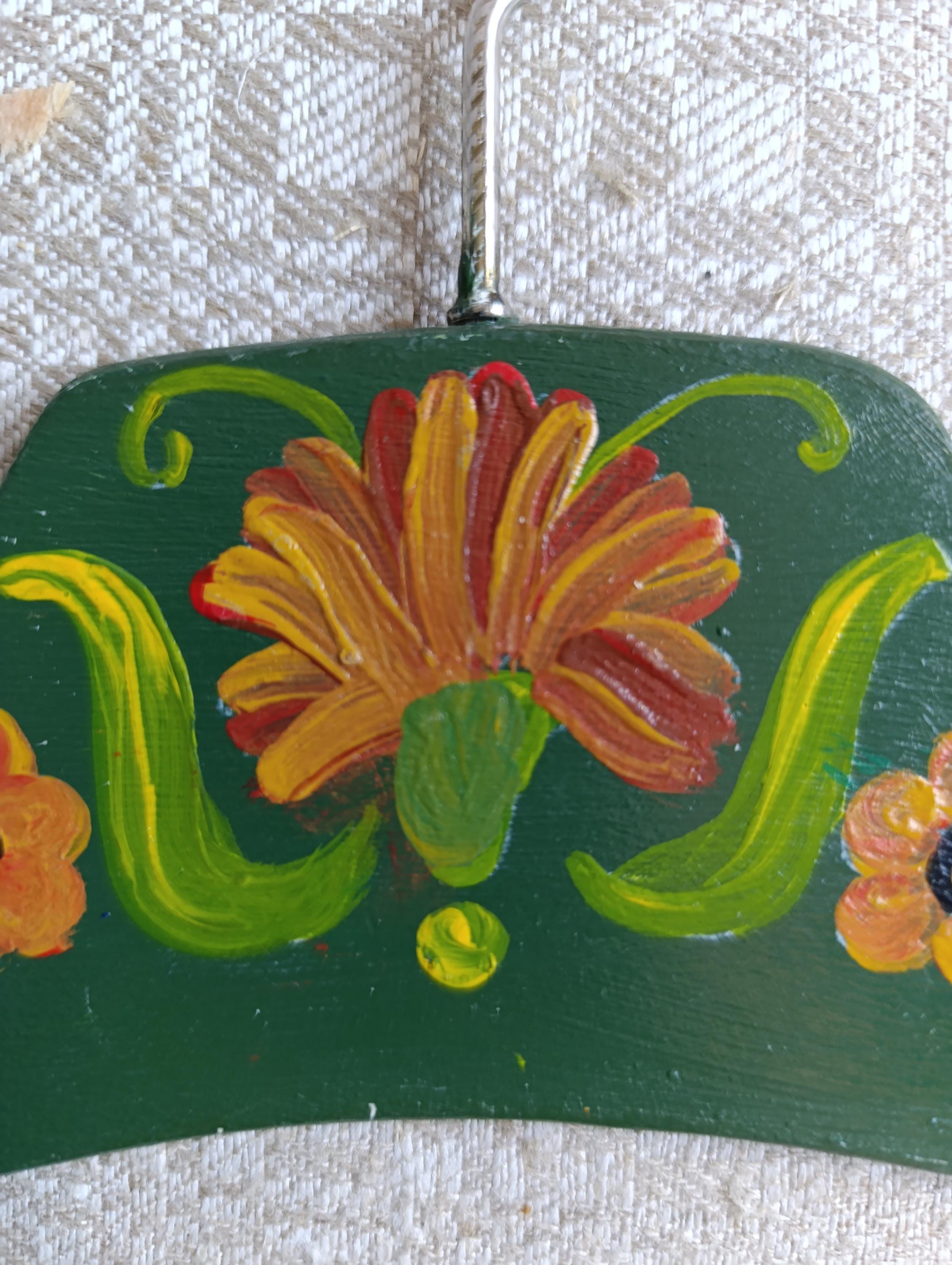 Tableau sur toile XXL peint à la main motifs fleurs roses l.150 x H.50 cm Dada Art | Castorama