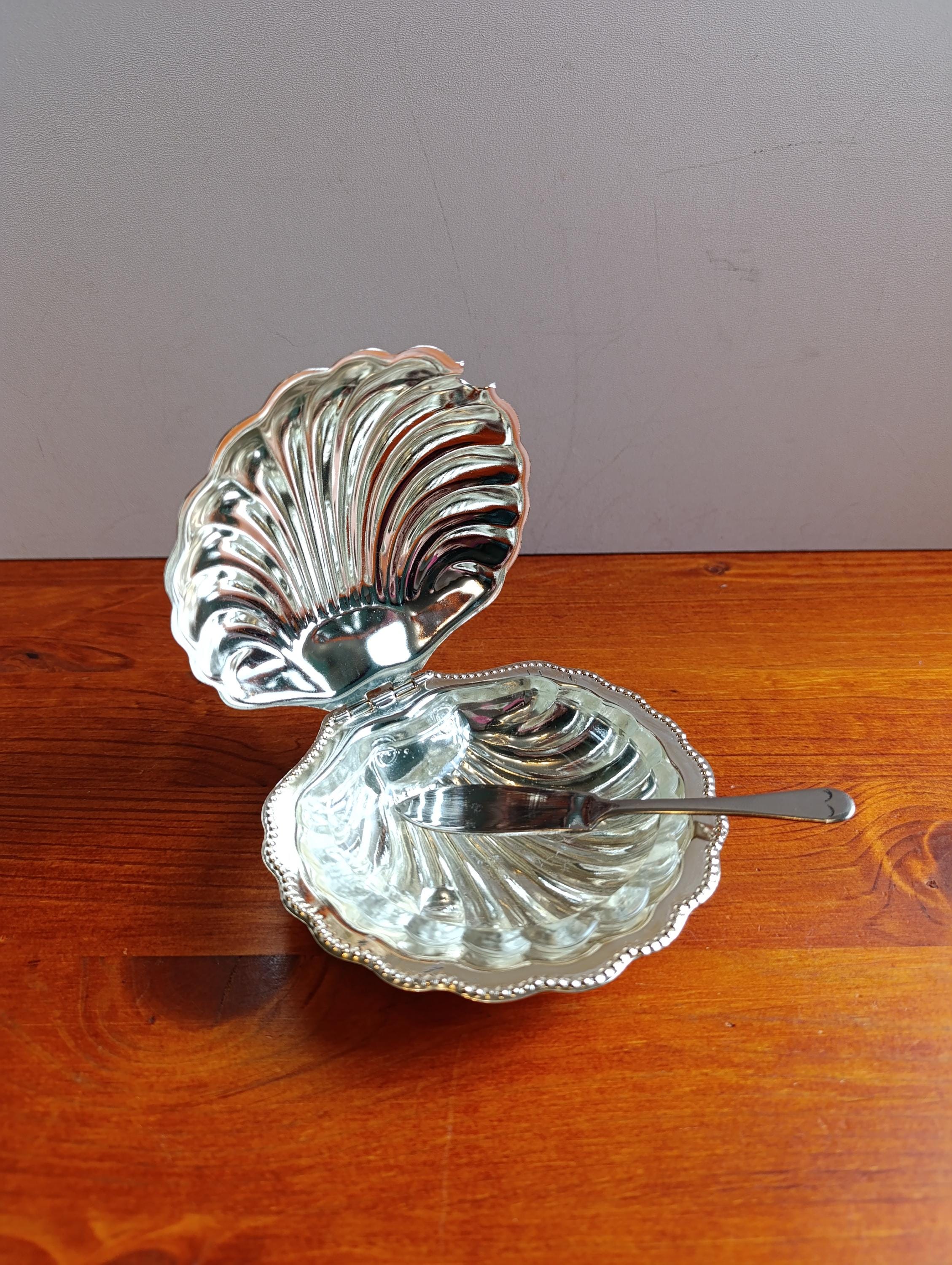 Oyster argent fine coquille pendentif et collier - Seashell Oyster argent fine coquille pendentif et collier - Seashell