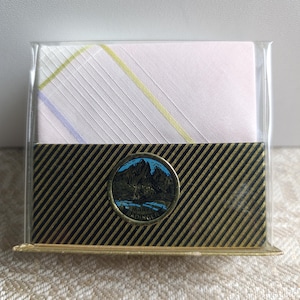Elegant Trio of Cotton Handkerchiefs for Men from MARKE RADINGER Really to use or Gift.Classic Mens Cotton Handkerchiefs Set.