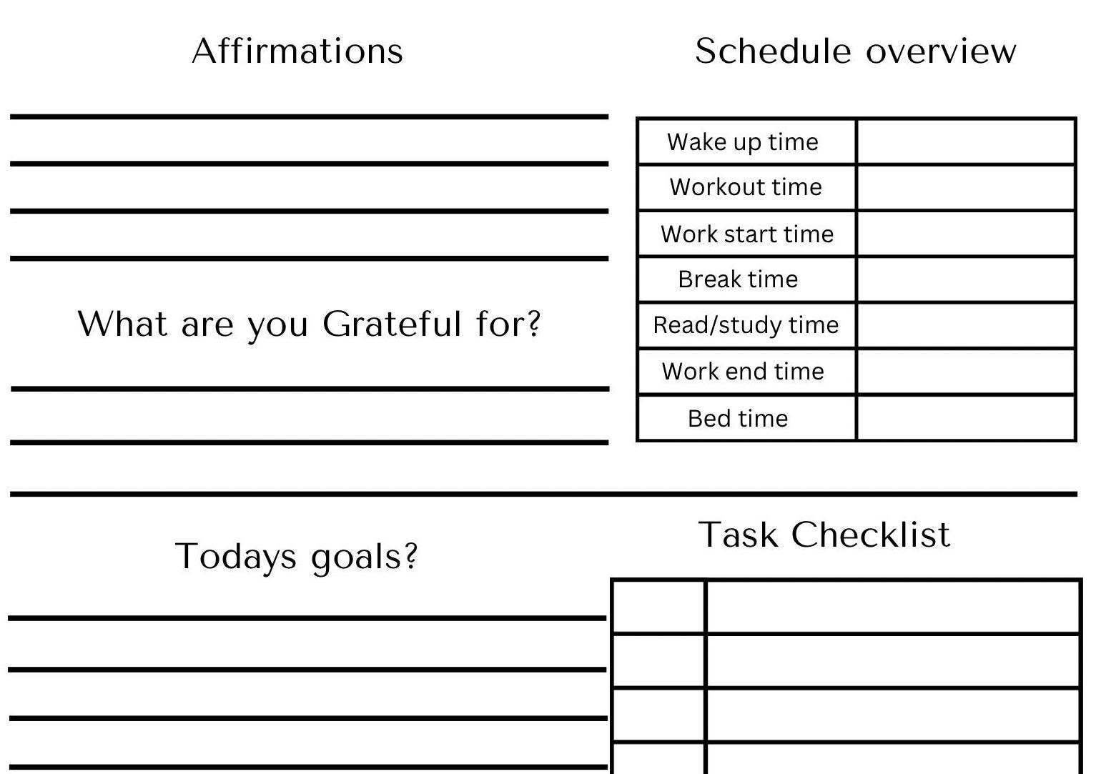 accountability planner - etsy