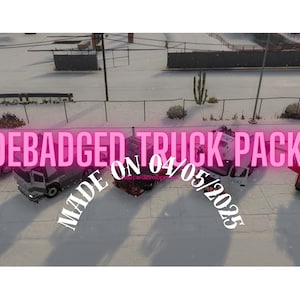 Debadged truck/semi pack [FIVEM READY][high quality]