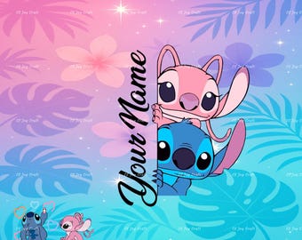 Papier d'emballage pour verre fin Stitch and Angel, 20 oz