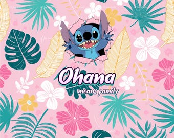 スティッチ・オハナ 20オンス スキニータンブラーラップ