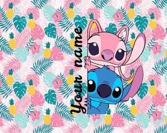 Stitch and Angel Tumbler Wrap (12oz & 20oz)