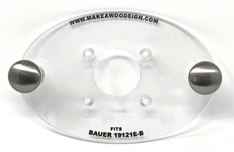 Harbor Freight Bauer 19121EB Palm Router Acrylic Base Plate Etsy