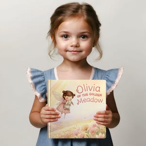 Personalized Children’s Book, Custom Name Book for Baby Girl Gift, Baby Shower Keepsake Gift for Baby Girl, Fairy First 2nd Birthday Gift bild 15