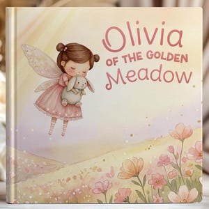 Personalized Children’s Book, Custom Name Book for Baby Girl Gift, Baby Shower Keepsake Gift for Baby Girl, Fairy First 2nd Birthday Gift bild 2