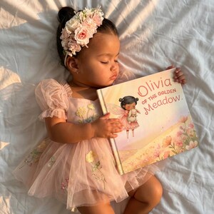 Personalized Children’s Book, Custom Name Book for Baby Girl Gift, Baby Shower Keepsake Gift for Baby Girl, Fairy First 2nd Birthday Gift bild 17