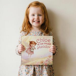 Personalized Children’s Book, Custom Name Book for Baby Girl Gift, Baby Shower Keepsake Gift for Baby Girl, Fairy First 2nd Birthday Gift Fairy 2