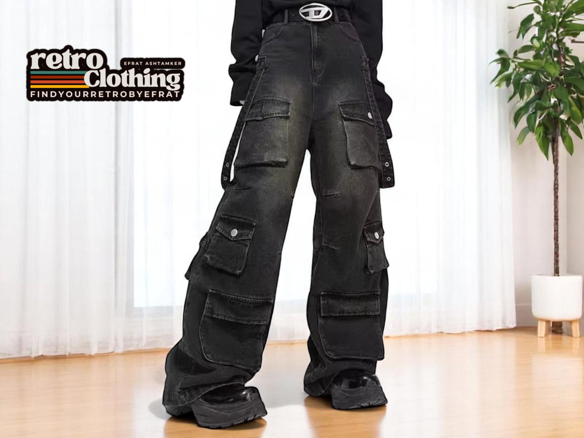 Y2k Zippers Pants - Etsy