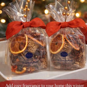 Holiday Forage and Essentials: Dried Herb Sachet Potpourri & Simmers Holiday Spice Mix