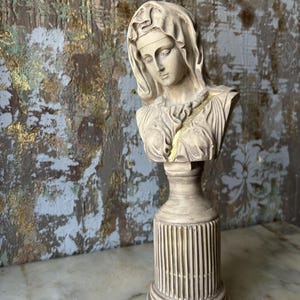 Handmade Blessed Virgin Mary Statue: Catholic Home Decor