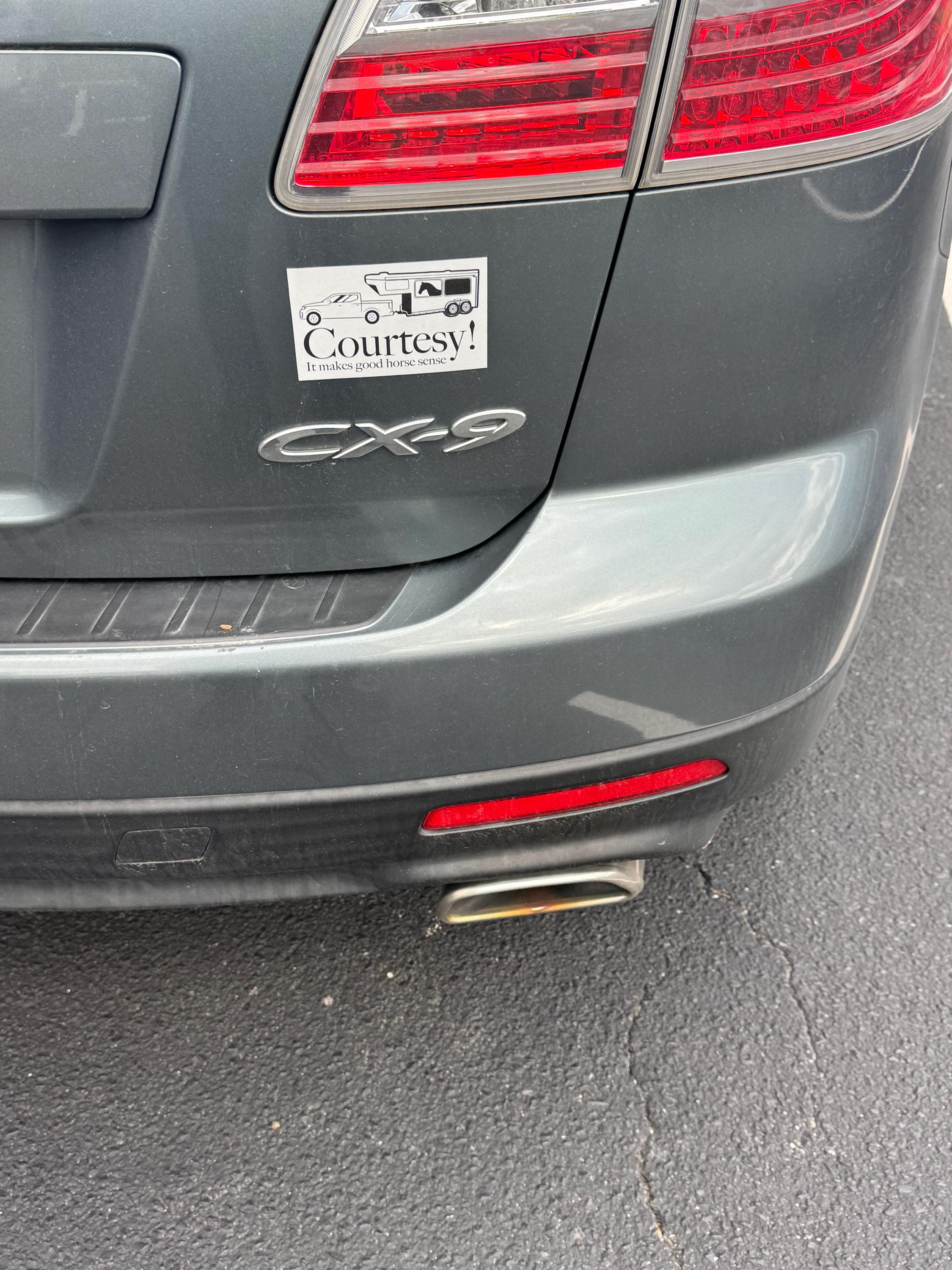 Uv-protected Vinyl Horse Trailer Sticker: