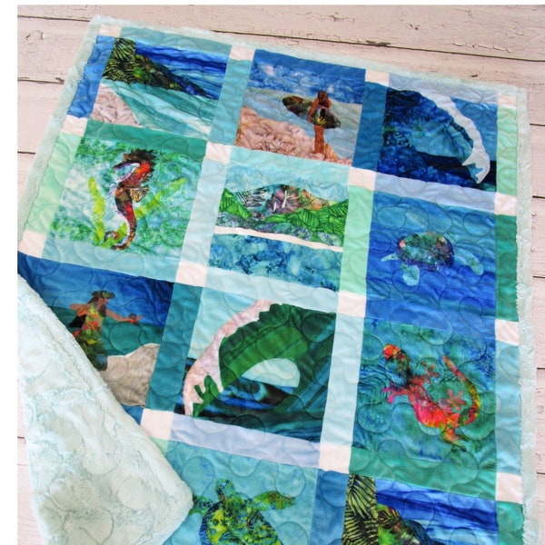 Surfer Quilt Etsy