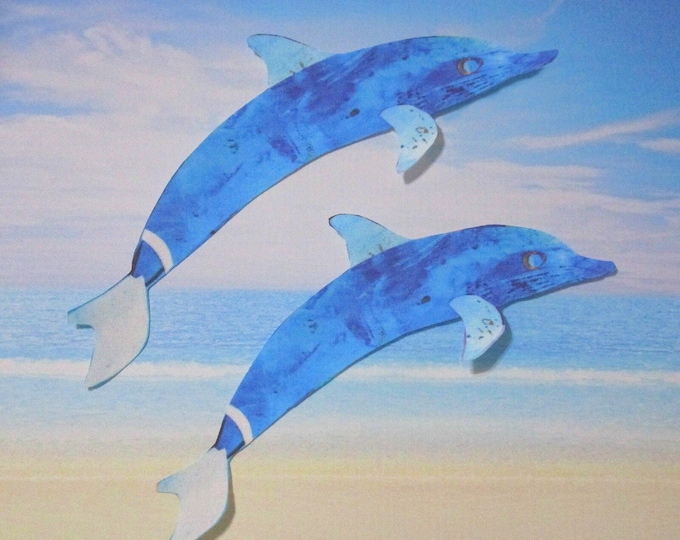 SALE Winter The Dolphin Fabric Applique Iron-On Tale Movie Disabled Girls Boys Courage Hope Perseverance Recovery Kids