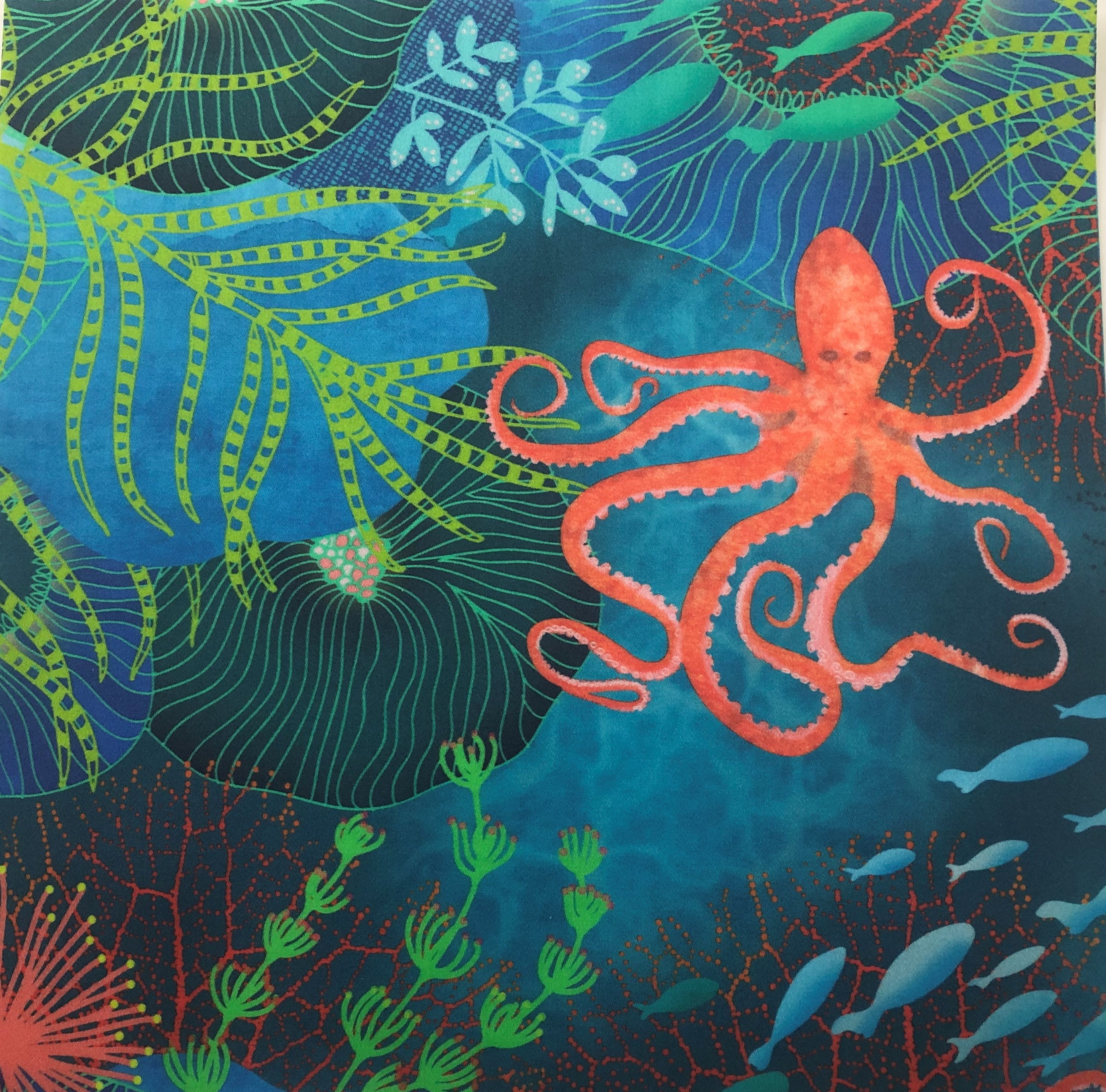 Octopus fabric cheap