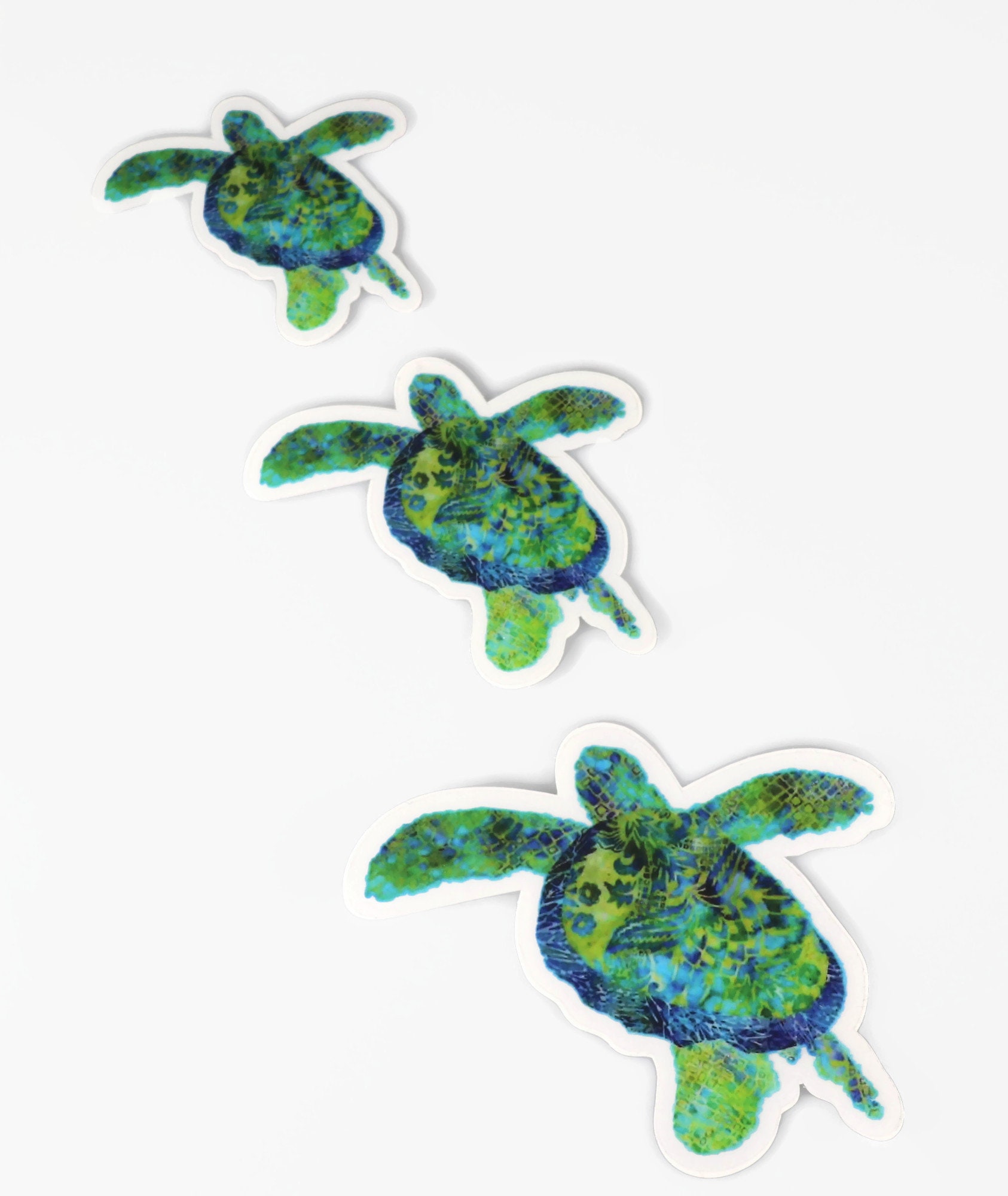 SEA TURTLE Sticker Set Hydro Flask Car Decal Sea Turtle Sports