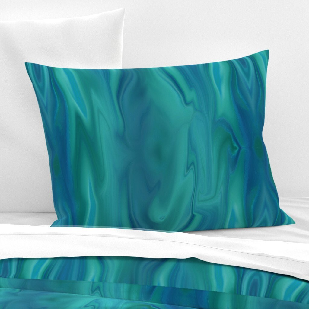 Tropical Sea Colors Teal Blue Green Felt Sheets, 5 sheets, by