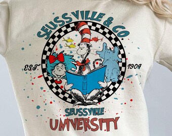 Seussvillee And Co. png, Dr Suess Day png, Read Across America Day png, Dr Suess-sublimatie, Teacher Life png, Clipart Dr Suess, school, png