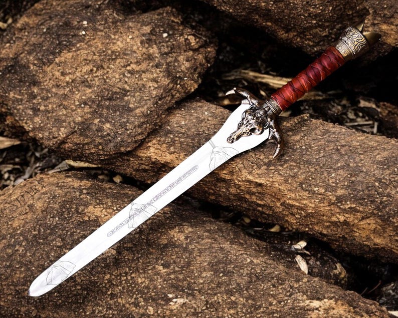 Hand-Forged Conan the Barbarian Sword Replica – Battle-Ready Collectible Blade for Fans & Cosplayers image 5