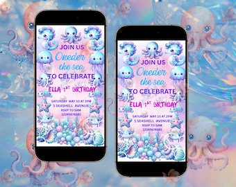 under the sea birthday invitation