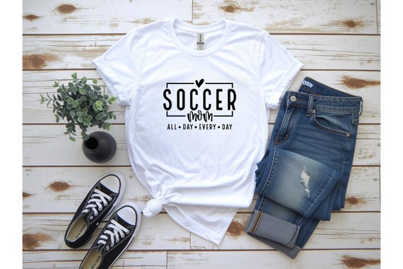Soccer Mom Graphic Tee: Comfortable Game Day Outfit