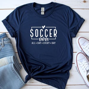 Soccer Mom Graphic Tee: Comfortable Game Day Outfit image 2