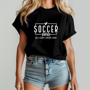 Soccer Mom Graphic Tee: Comfortable Game Day Outfit image 6