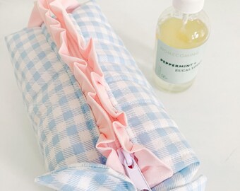 Quilted Boxed Cosmetic Bag