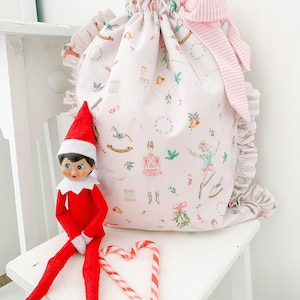 Nutcracker Ruffled Gift Sack