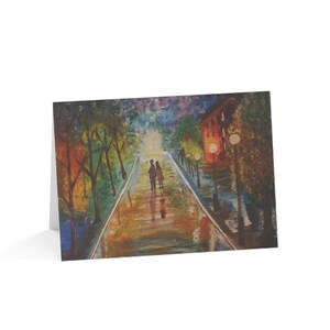 Segui il set di biglietti d'auguri artistici Light - 1, 10, 30 o 50 pezzi