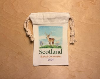 2025 JW Special Convention Gift Bags – Pure Worship Souvenir Pouches – JW Delegate Gifts – Animal Design Favor Bags – Scotland Gift Pouch