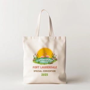 Grand fourre-tout JW Convention spéciale 2025 - Culte pur - Cadeaux JW pour délégués - Sac cadeau Fort Lauderdale - Sac fourre-tout - Souvenir JW