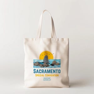 Grand fourre-tout JW Special Convention 2025 - Culte pur - Cadeaux JW pour délégués - Sacramento, Californie - Sac cadeau - Sac fourre-tout - Jw Souvenir