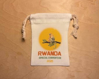 2025 JW Special Convention Gift Bags – Pure Worship Souvenir Pouches – JW Delegate Gifts – Animal Design Favor Bags – Rwanda Gift Pouch